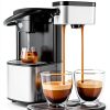 Fully Automatic Espresso Coffee Machine with Built-In Grinder, Milk Frother, Touchscreen, 20 Bar Pump Pressure, 1.5L Detachable Water Tank, One-Touch Latte & Cappuccino Maker, 1350W Gold-3