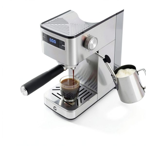 Espresso Machine GarveeHome Compact 20 Bar Stainless Steel Silver-2