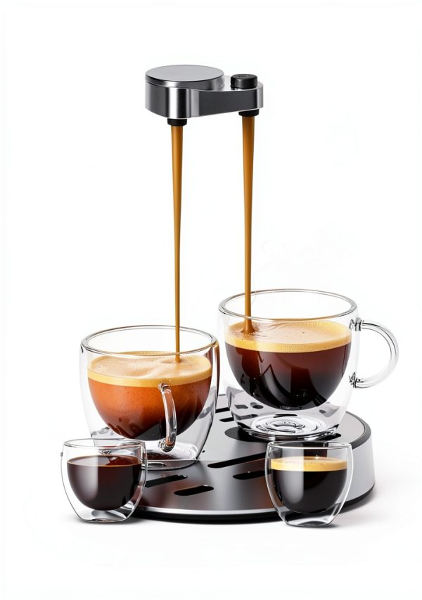 Gevi 20 Bar Espresso Machine with Milk Frother Compact GECME418E-3