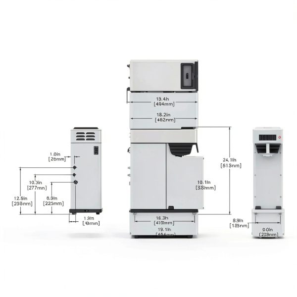 Bunn CW15 APS Commercial Brewer Stainless Steel Space Saving 9in-2