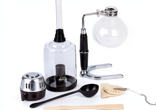 Siphon Coffee Maker 5‑Cup Tabletop by Homend with Alcohol Burner-2