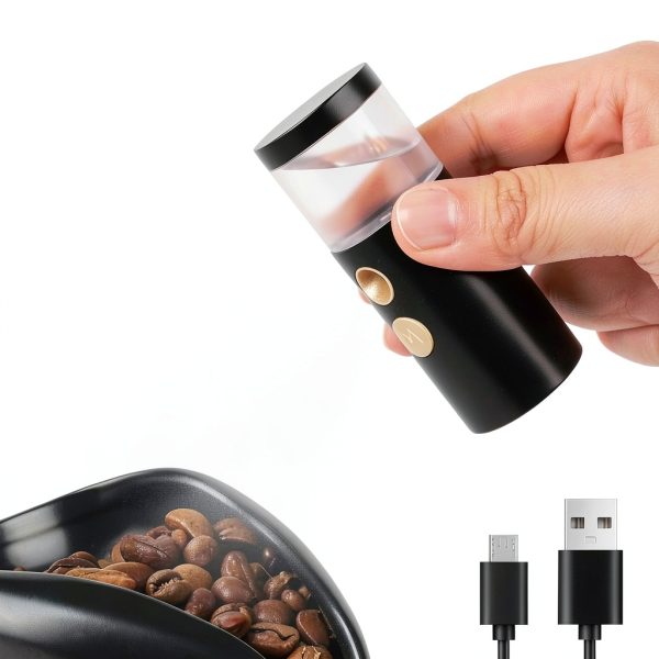 watchget 20ml Coffee Bean Atomizer RDT Sprayer Black Nano Mist-0