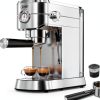 Gevi Espresso Machine with Portafilter, Capsule and Ground Coffee-0