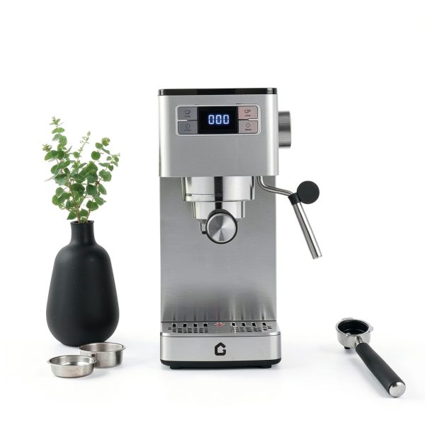 Espresso Machine GarveeHome Compact 20 Bar Stainless Steel Silver-3