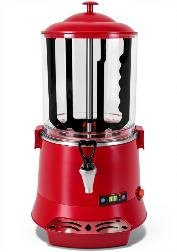 Commercial Hot Chocolate Maker - 10L Heating & Mixing Machine, 110V Dispenser for Chocolate, Coffee, Juice, Milk-8