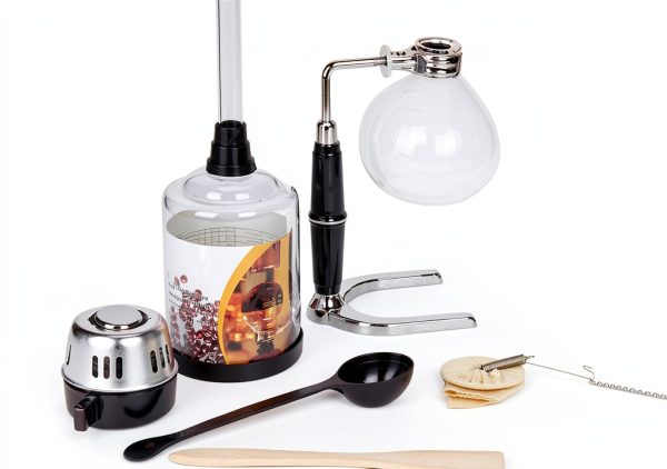 Siphon Coffee Maker 5‑Cup Tabletop by Homend with Alcohol Burner-0