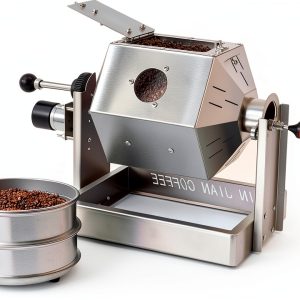 Gas Coffee Roaster 3.8L Steel Drum with Bean Cooler by MISLOOPY-0
