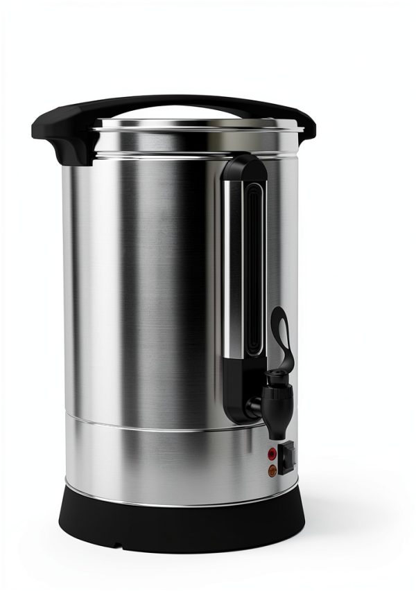 GlowSol Commercial Coffee Urn, 14L/3.7 Gal Hot Beverage Dispenser, 100 Cup, Stainless Steel Hot Coffee Dispenser for Party-4