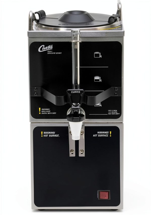 Gemini 1.5 Gallon Satellite Dispenser and Warmer Stand Wilbur Curtis-0
