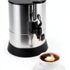 GlowSol Commercial Coffee Urn, 14L/3.7 Gal Hot Beverage Dispenser, 100 Cup, Stainless Steel Hot Coffee Dispenser for Party-3