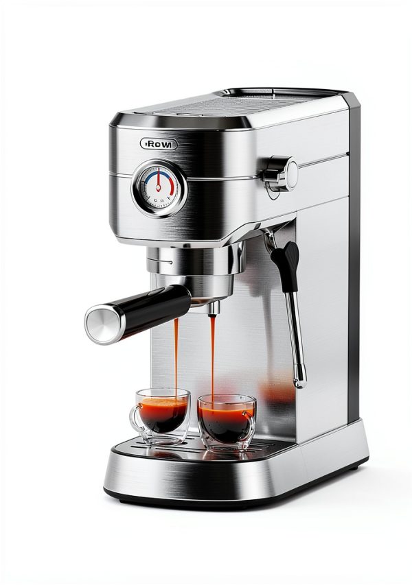 Gevi 20 Bar Espresso Machine with Milk Frother Compact GECME418E-7