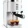 Gevi 20 Bar Espresso Machine with Milk Frother Beige 1.2L-2