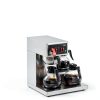 Happybuy 12 Cups Commercial Drip Coffee Maker, Coffee Maker Machine with 3 Glass Carafes and 3 Warmer Plates, Stainless Steel Pour Over Coffee Brewer for Restaurant-4