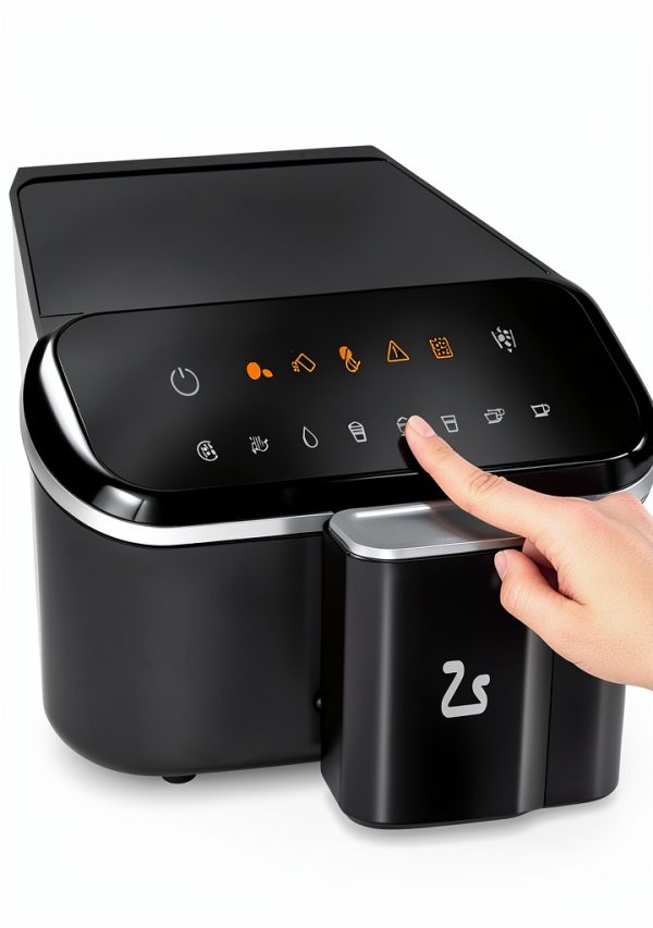 Fully Automatic Espresso Coffee Machine with Built-In Grinder, Milk Frother, Touchscreen, 20 Bar Pump Pressure, 1.5L Detachable Water Tank, One-Touch Latte & Cappuccino Maker, 1350W Gold-5