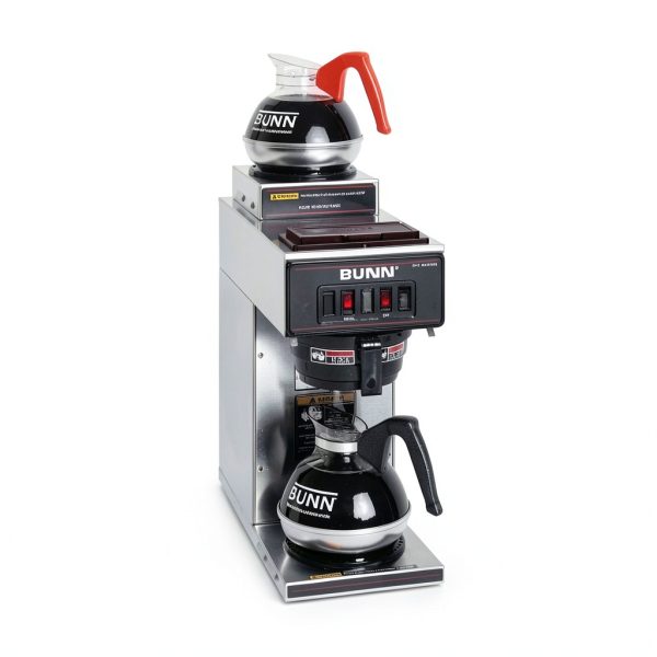 BUNN Pourover Commercial Coffee Brewer with 2 Warmers 13300.0002-0