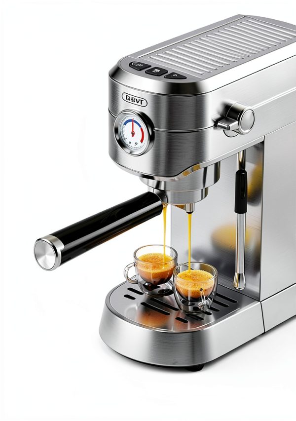 Gevi 20 Bar Espresso Machine with Milk Frother Compact GECME418E-2