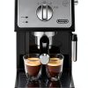 De'Longhi Espresso Cappuccino Maker A-3220-RMB Black Manual Frother-1