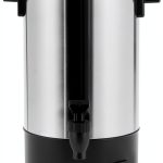 Stainless Steel Percolate Coffee Maker SYBO 30 Cup 4.5L Black-0