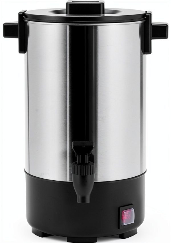 Stainless Steel Percolate Coffee Maker SYBO 30 Cup 4.5L Black-0