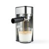 Gourmia Slim Espresso Machine 20-Bar Pump LCD Milk Frother Stainless-9