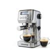 Gourmia Slim Espresso Machine 20-Bar Pump LCD Milk Frother Stainless-6