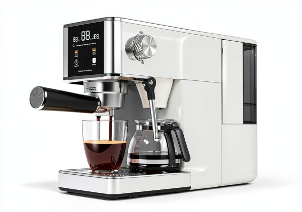 WAA 20 Bar Barista Grade Espresso Machine Stainless Steel 1.2L Silver-6