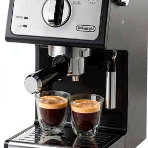 De'Longhi Espresso Cappuccino Maker A-3220-RMB Black Manual Frother-0
