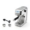 Gourmia Slim Espresso Machine 20-Bar Pump LCD Milk Frother Stainless-7